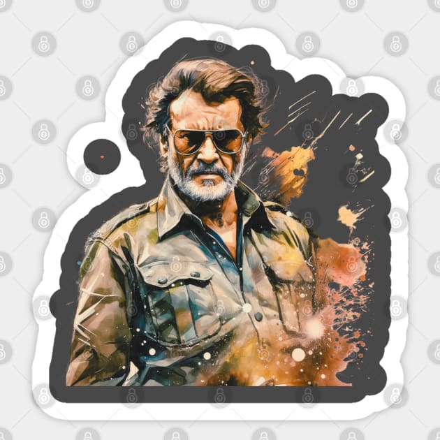 Rajinikanth Indian Super Star Sticker by Swag Like Desi